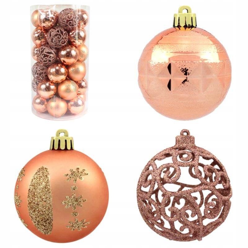 

Bombki choinkowe plastikowe w tubie 6 cm