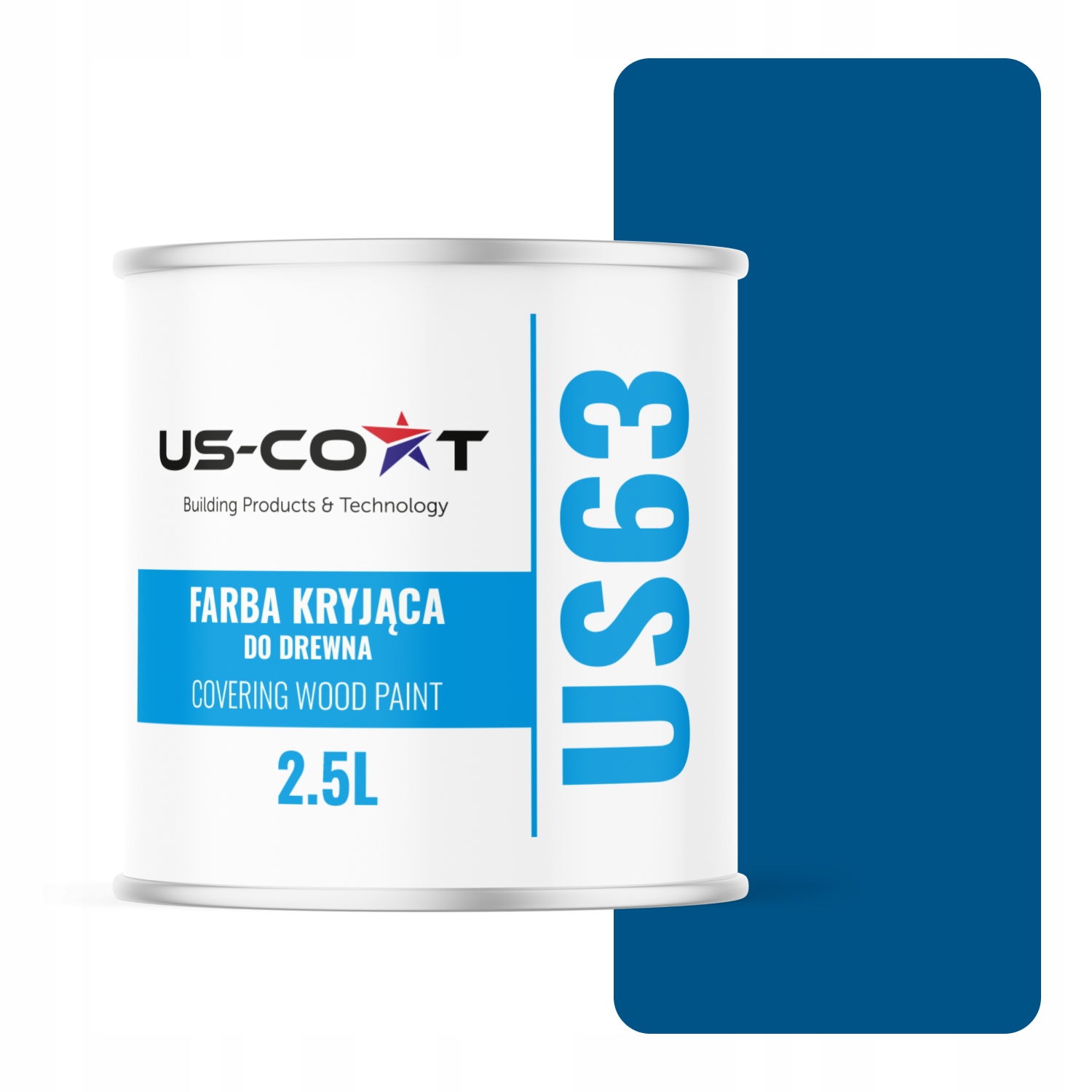 Barva Na Dřevo Pro Renovaci Dveří Modrá Ral 5005 Saténová 2,5 L Uv