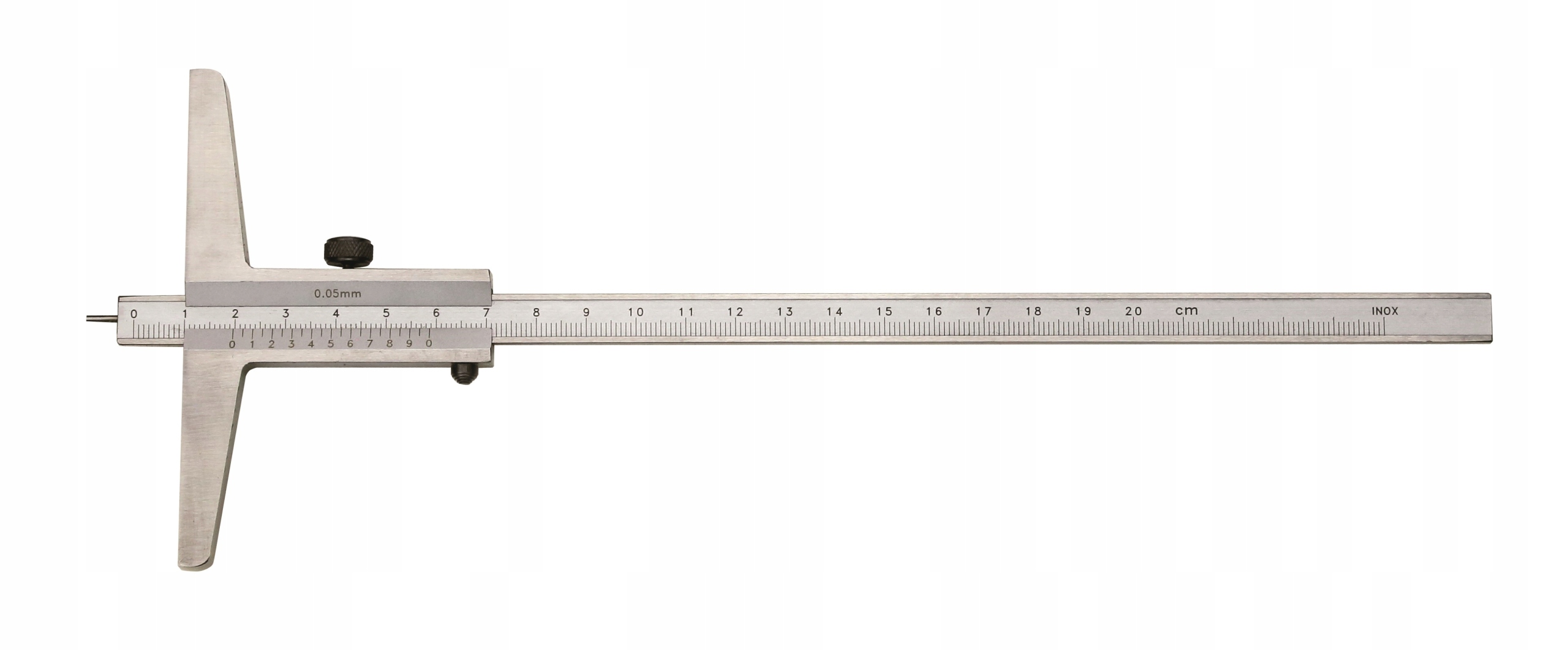 GŁĘBOKOŚCIOMIERZ Z IGŁĄ 200 x 100 mm; 0.05