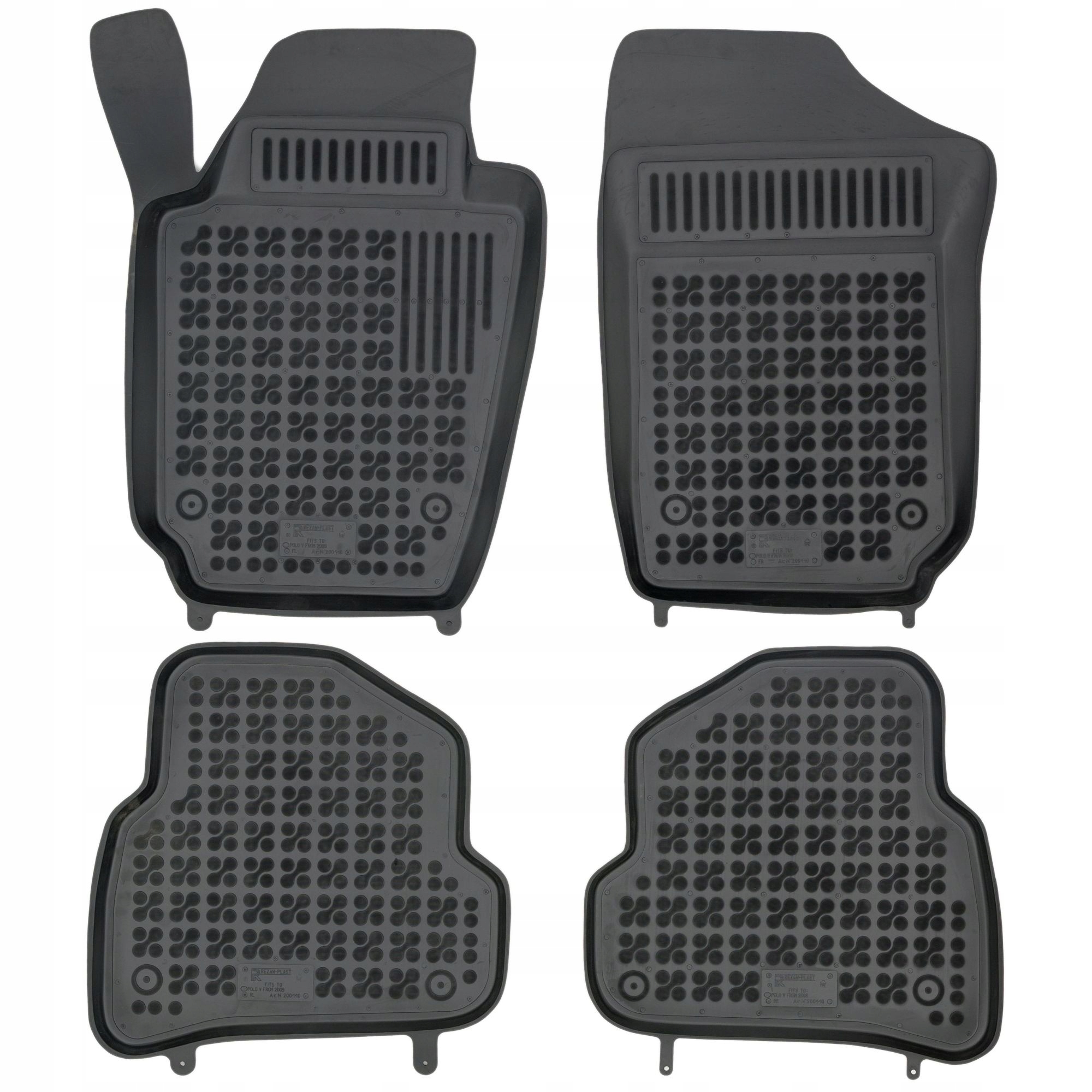 Dywaniki gumowe Volkswagen Polo V 2009-2017