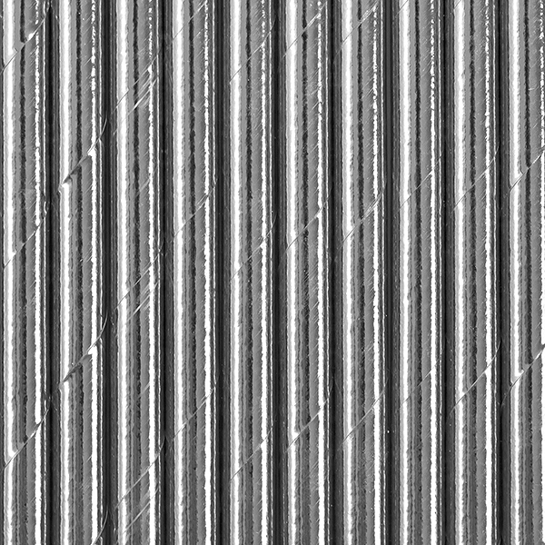 Słomki jednorazowe papierowe, srebrne =- 10 szt