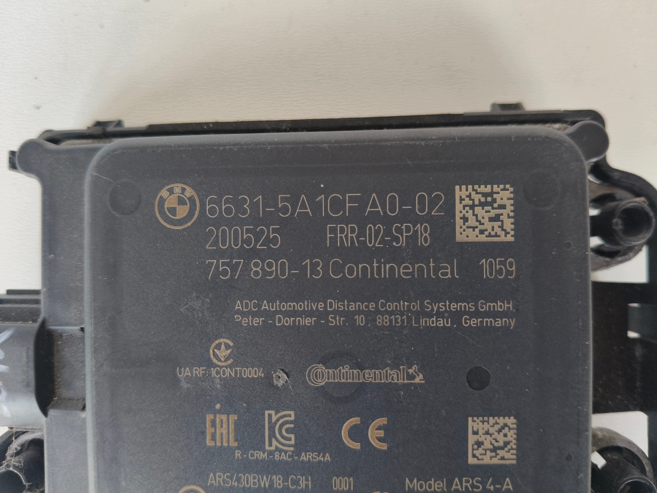 RADAR DISTRONIC ACC capteur BMW 5A1CFA0