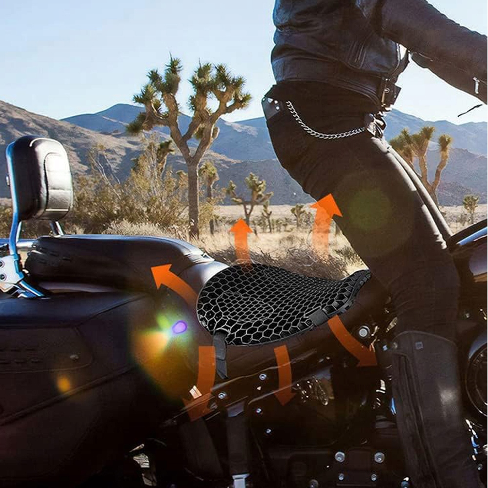 PODUSZKA MOTOCYKLOWA ŻELOWA NA SIEDZENIE NAKŁADKA GRUBA Numer katalogowy części 6CR0231BKZD