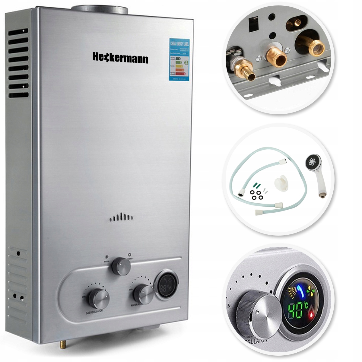 Plynový bojler Heckermann 18 l