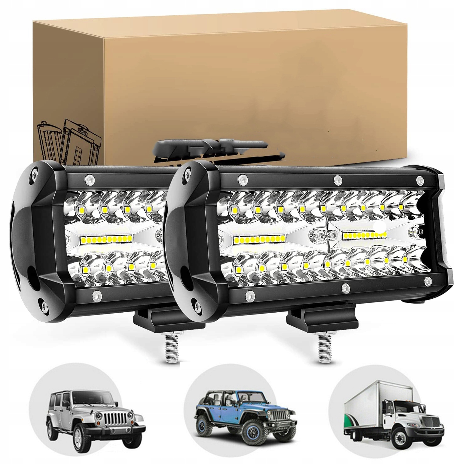 

Lampa Robocza 40 Led Halogen 120W 12V 24V Światła
