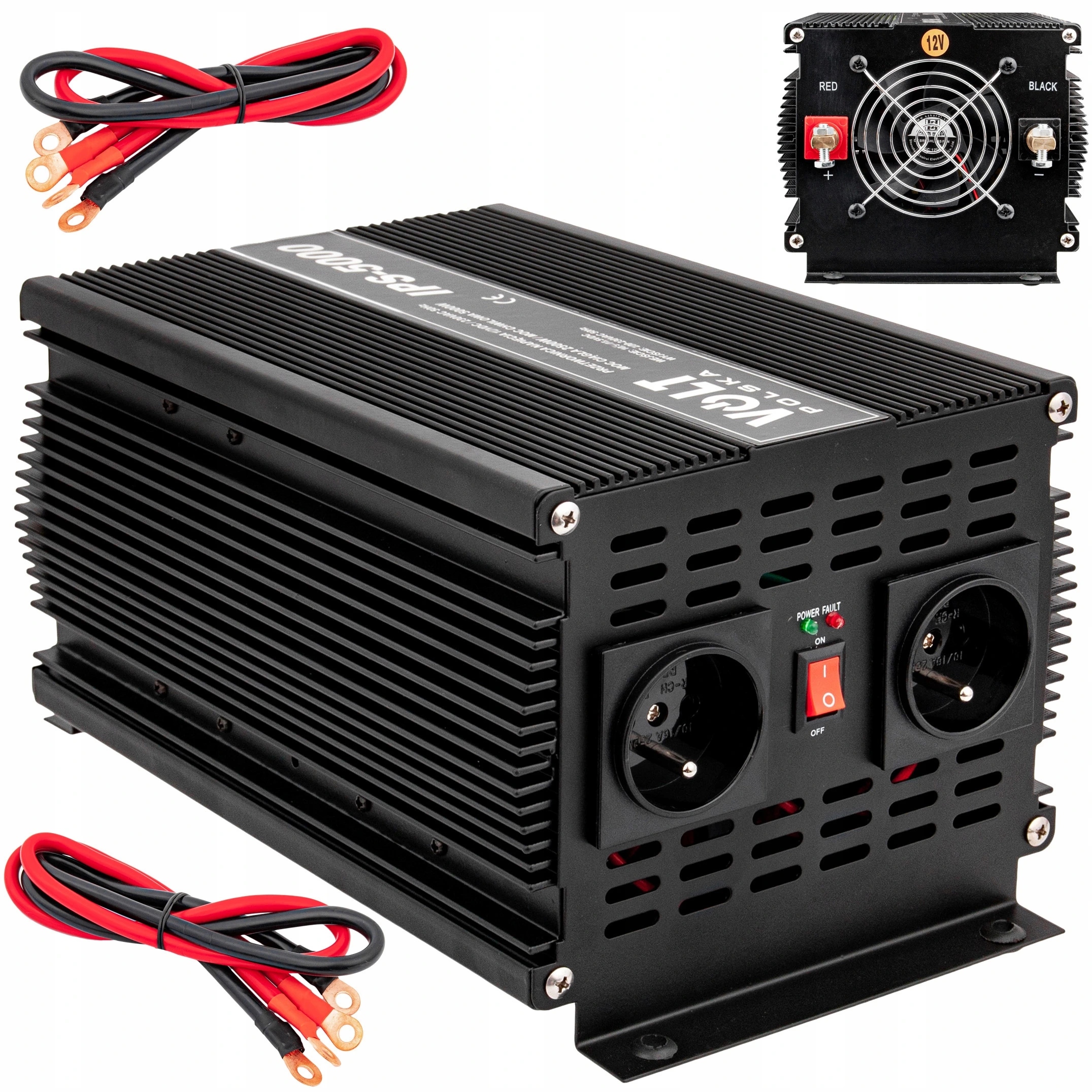 2500/5000W Automobilový menič napätia Volt Ips 5000 12/230V (2500/5000W)