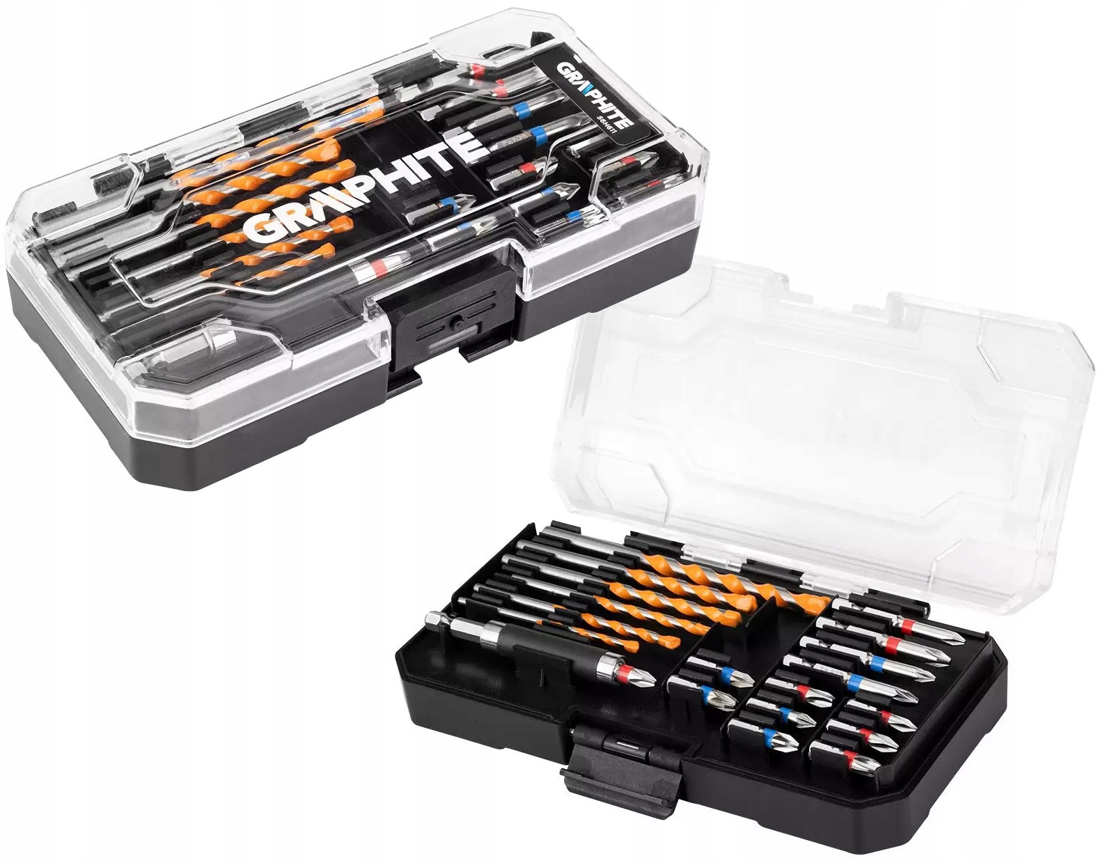 Zestaw wierteł i bitów 20 elementów Graphite do wkrętarki