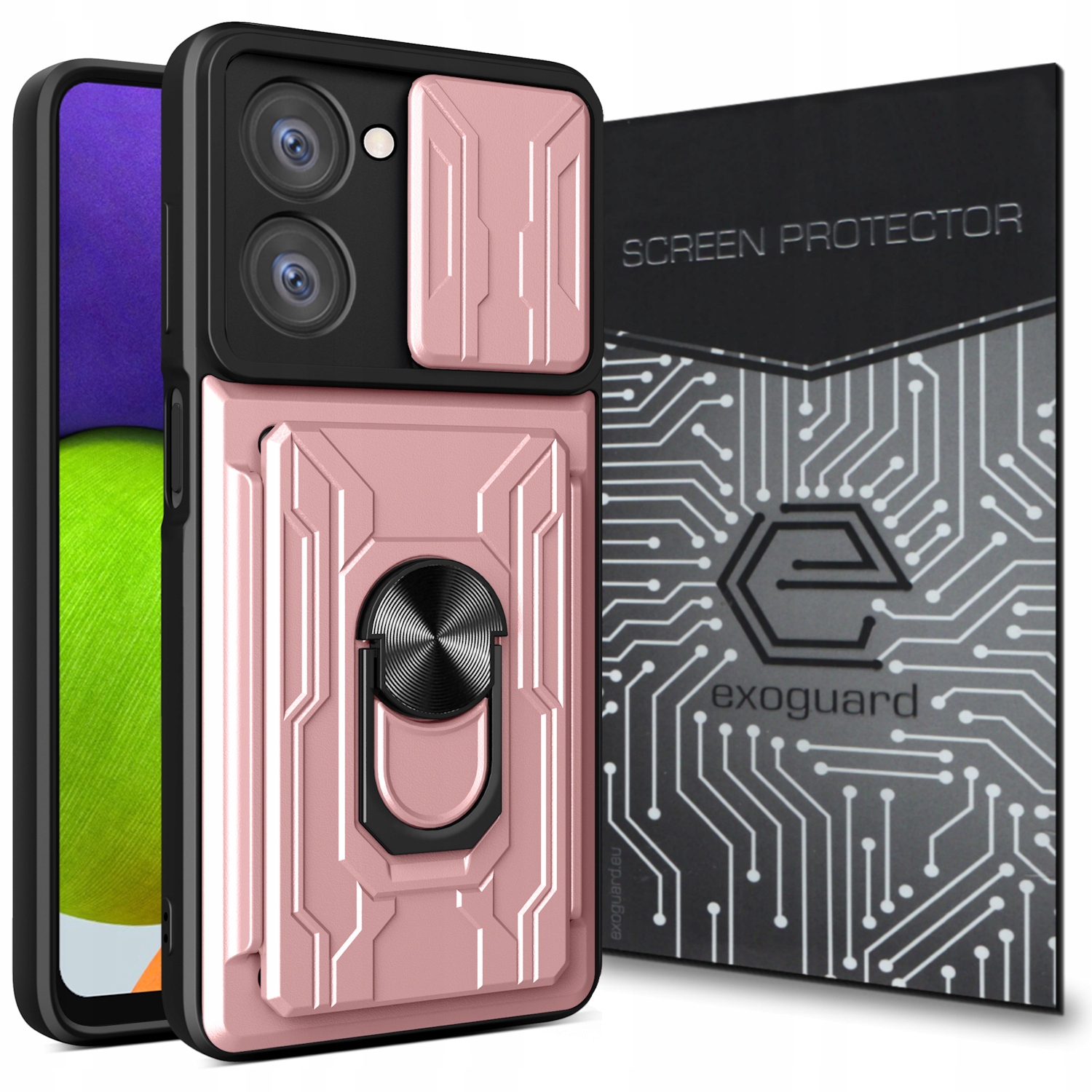 

Etui Pancerne Case Obudowa+szkło do Realme C33
