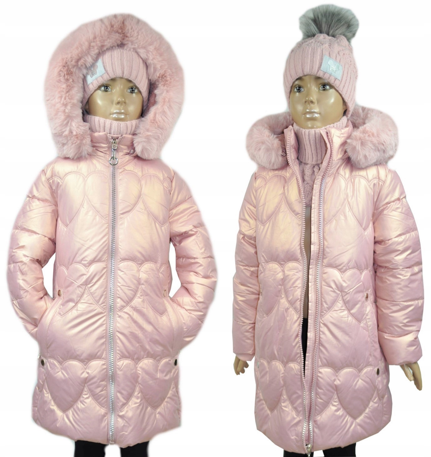 

Kurtka Zimowa dziewczęca na Misiu r.116/122 cm