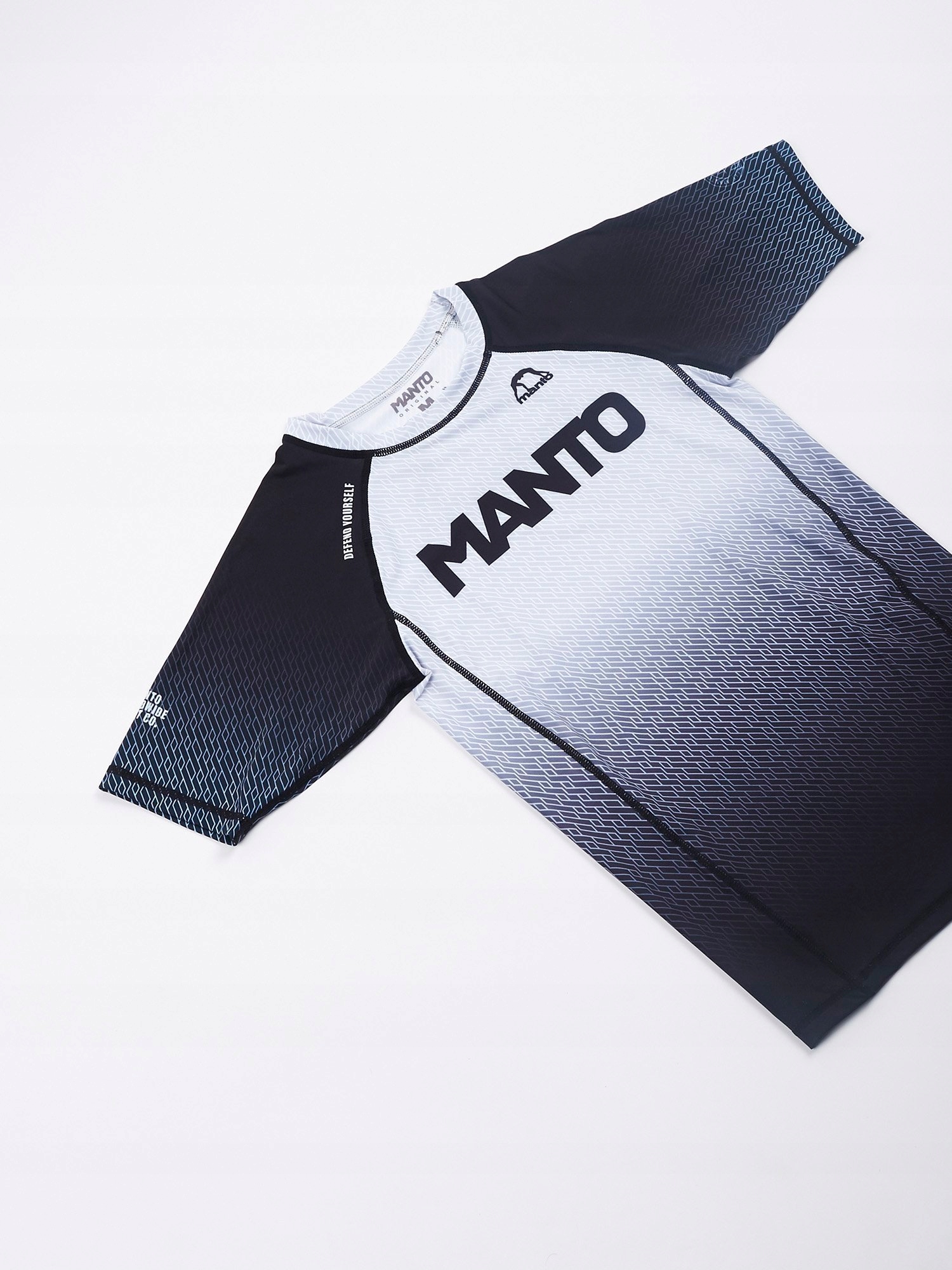 MANTO Rashguard Krótki Rękaw Rank Biały M Rodzaj rashguard