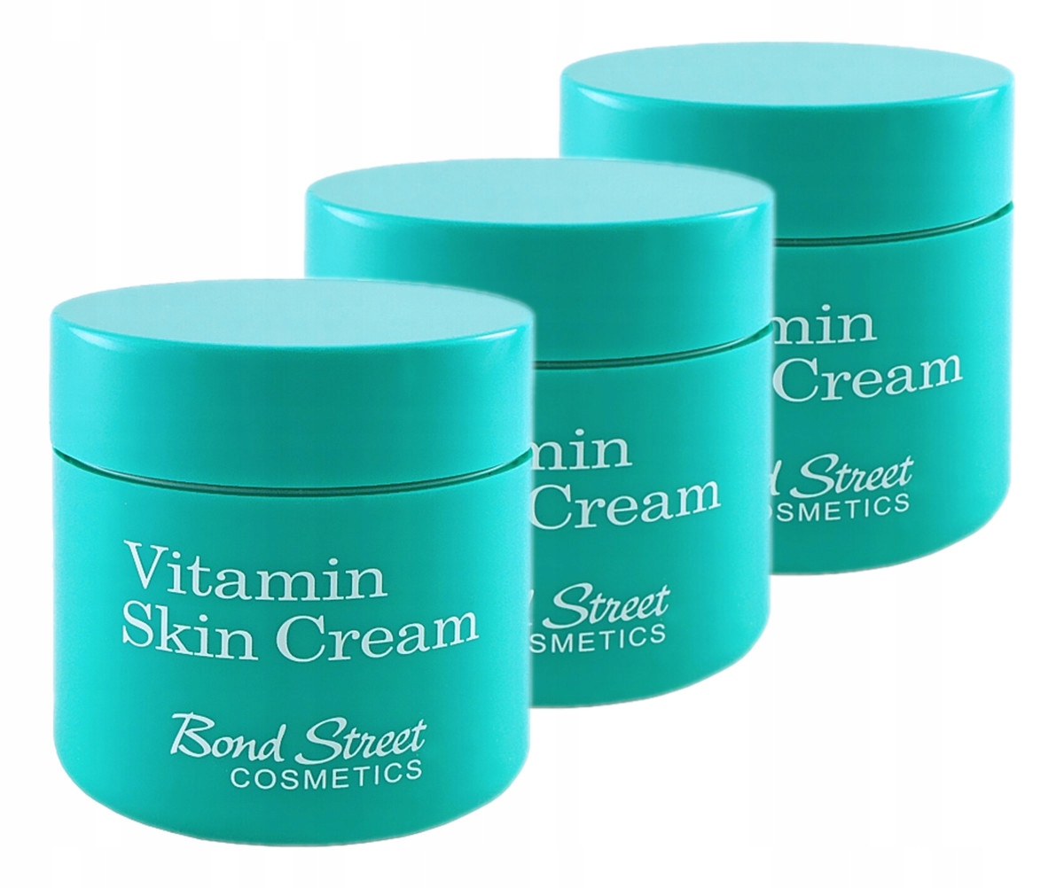 Bond Street Vitamin Skin Cream Vitamínový noční krém 3x75 ml Yardley