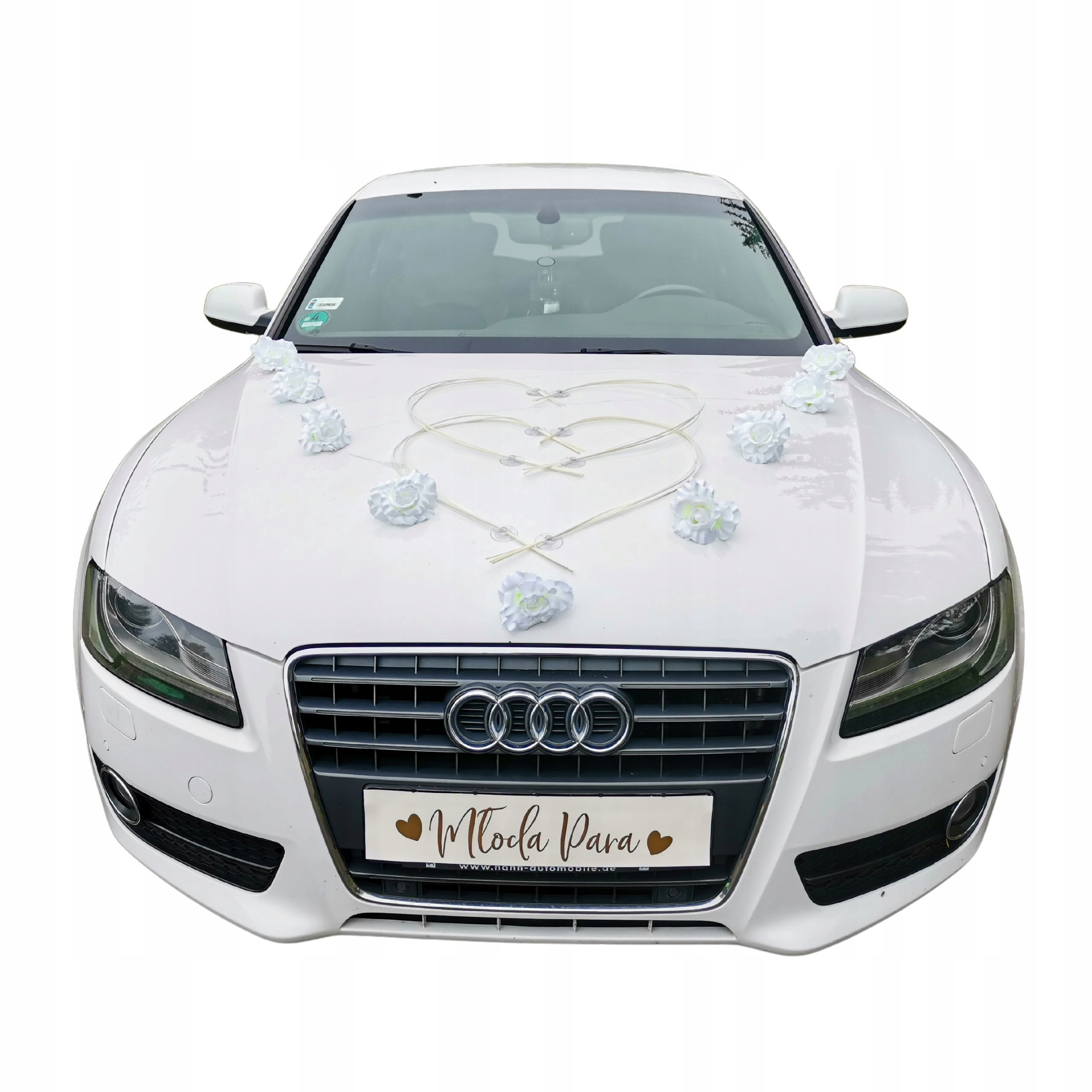 

Junior Rose White Dekoracja Samochodu Do Ślubu