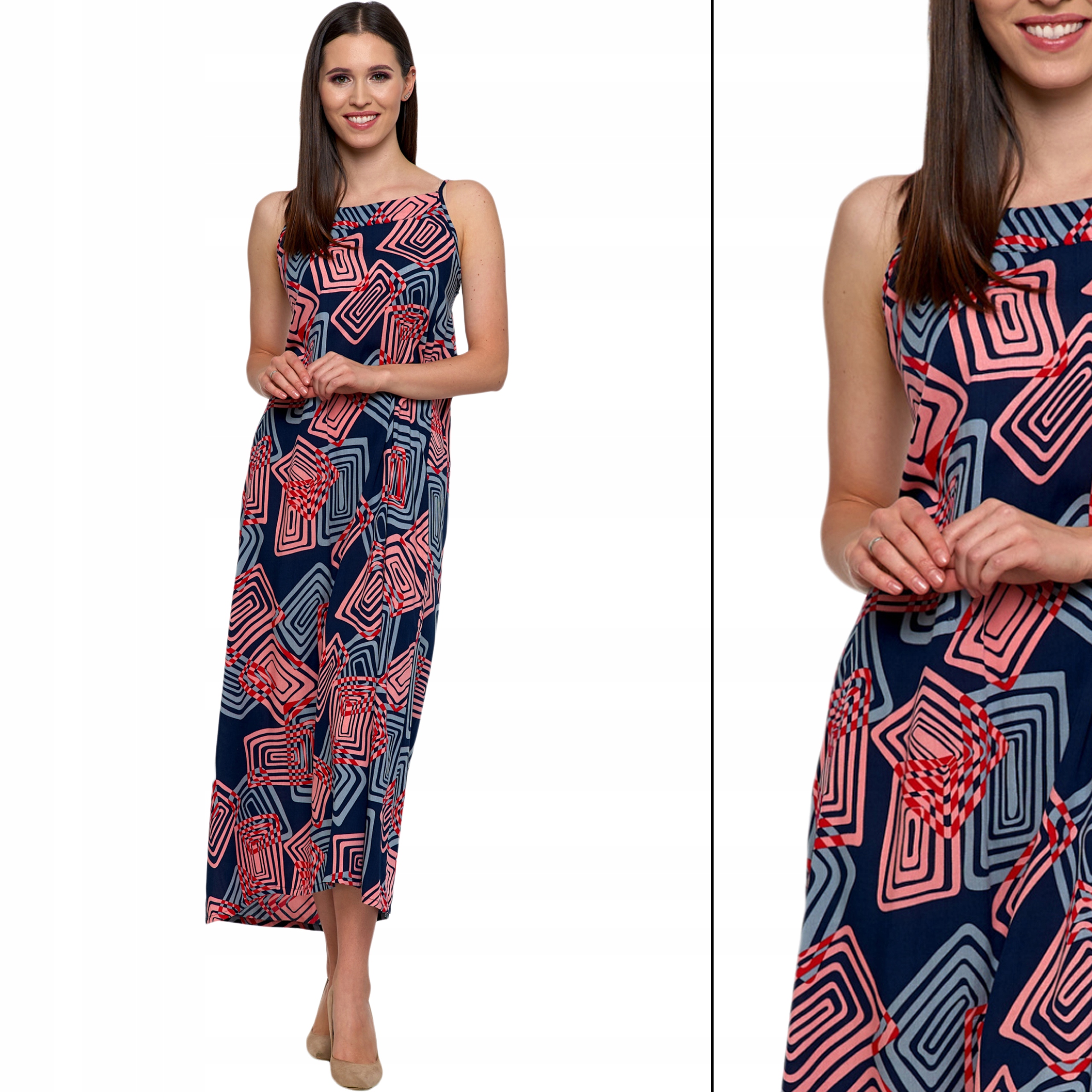

Moraj Elegancka Sukienka Maxi 2400-003 navy M