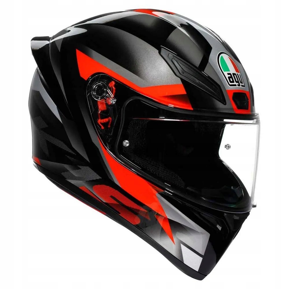 Prilba Agv K-1 S Fastlap Black/Grey/Red E2206