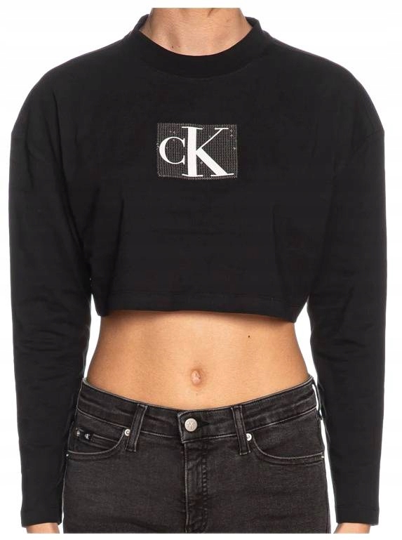 Calvin Klein Jeans J20J223252 Beh Crop Top Košile s dlouhým rukávem vel. S