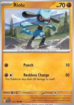 

Scarlet & Violet 113/198 Riolu