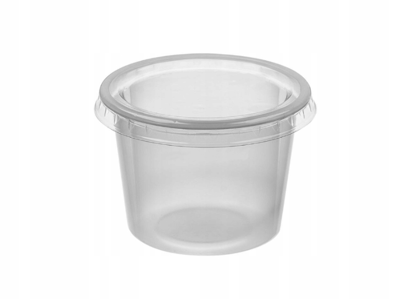 

Pojemniki z wieczkiem 80ml do sosów dip 100szt.