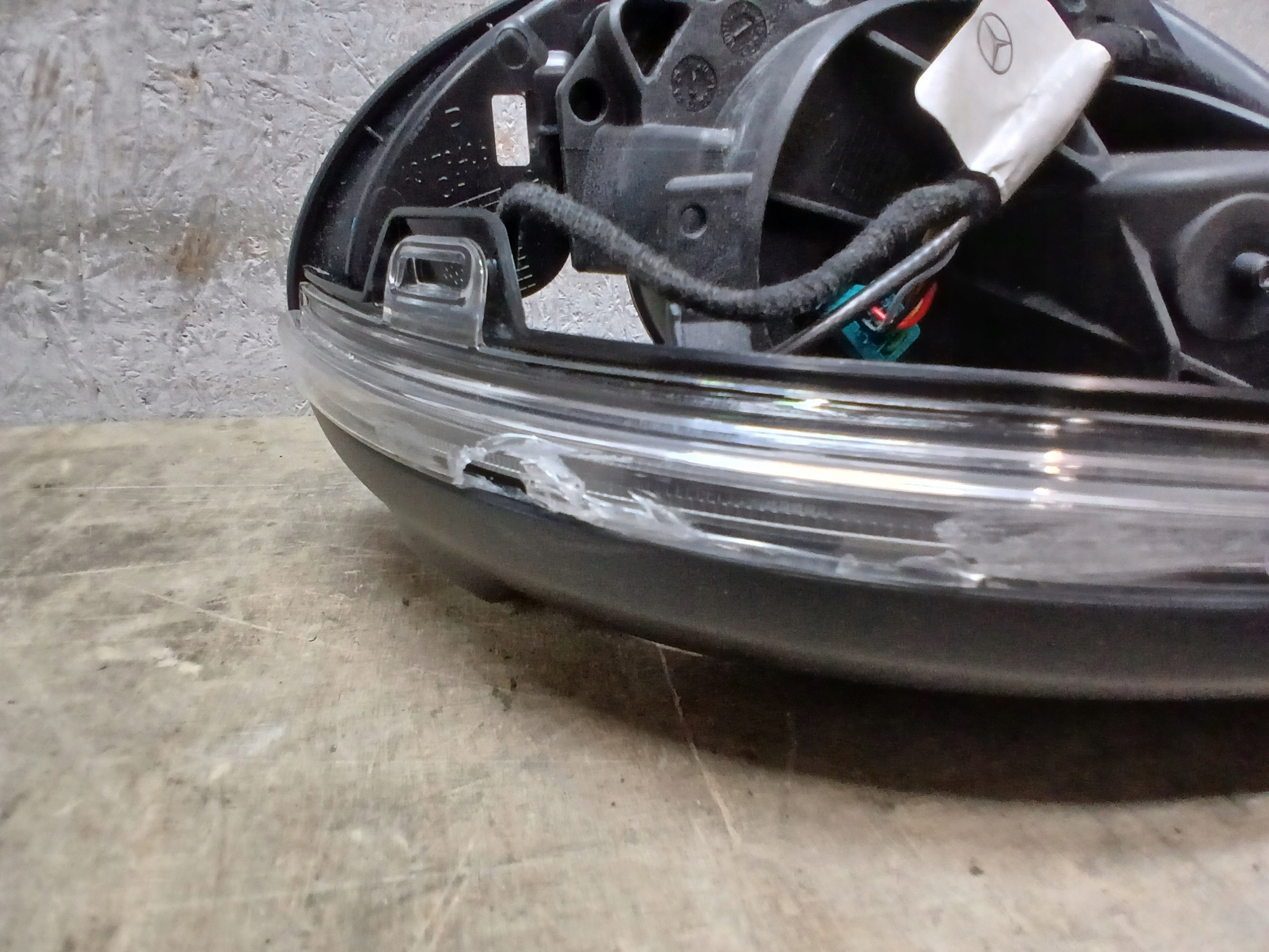 mirror right MERCEDES C KLASA W206 8+9PIN A206
