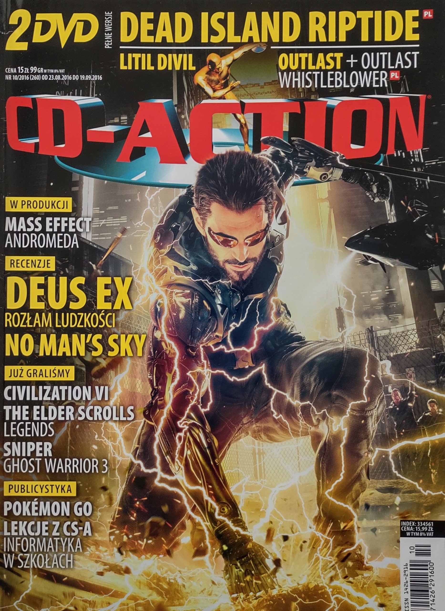 CD-Action 10 / 2016 z płytą cd