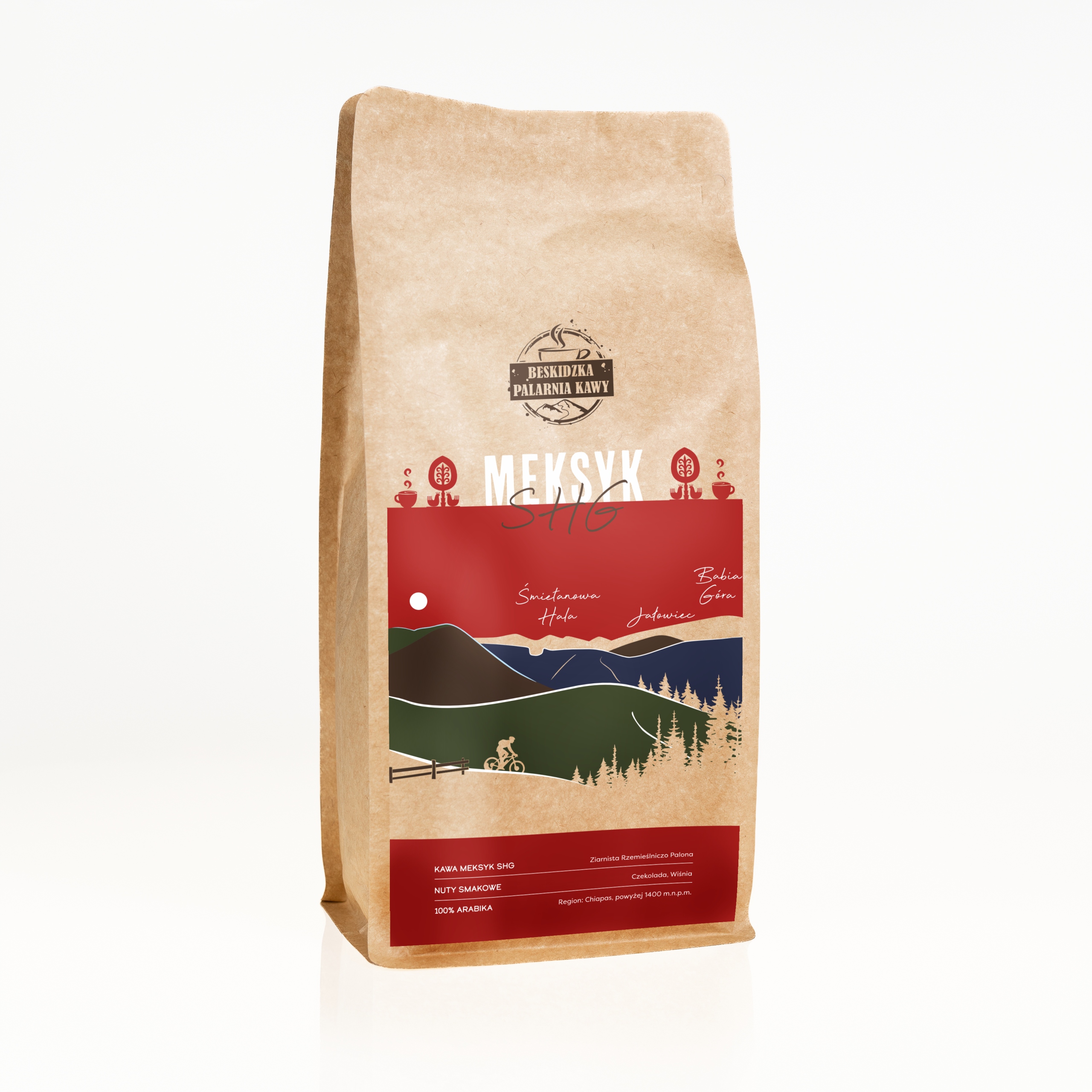 Čerstvě Pražená Mletá Káva Mexiko Shg 1KG 100% Arabica Speciality