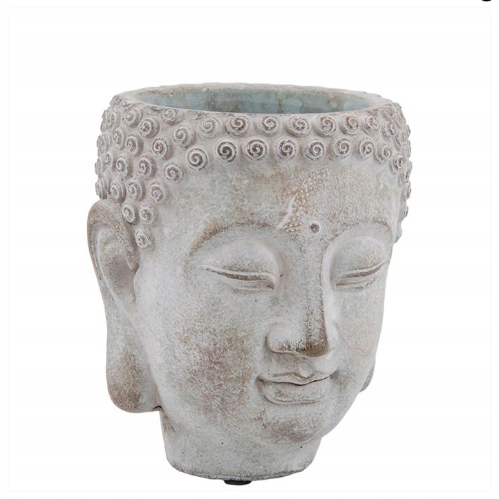 DONICZKA GŁOWA BUDDA 17x10cm CEMENTOWA