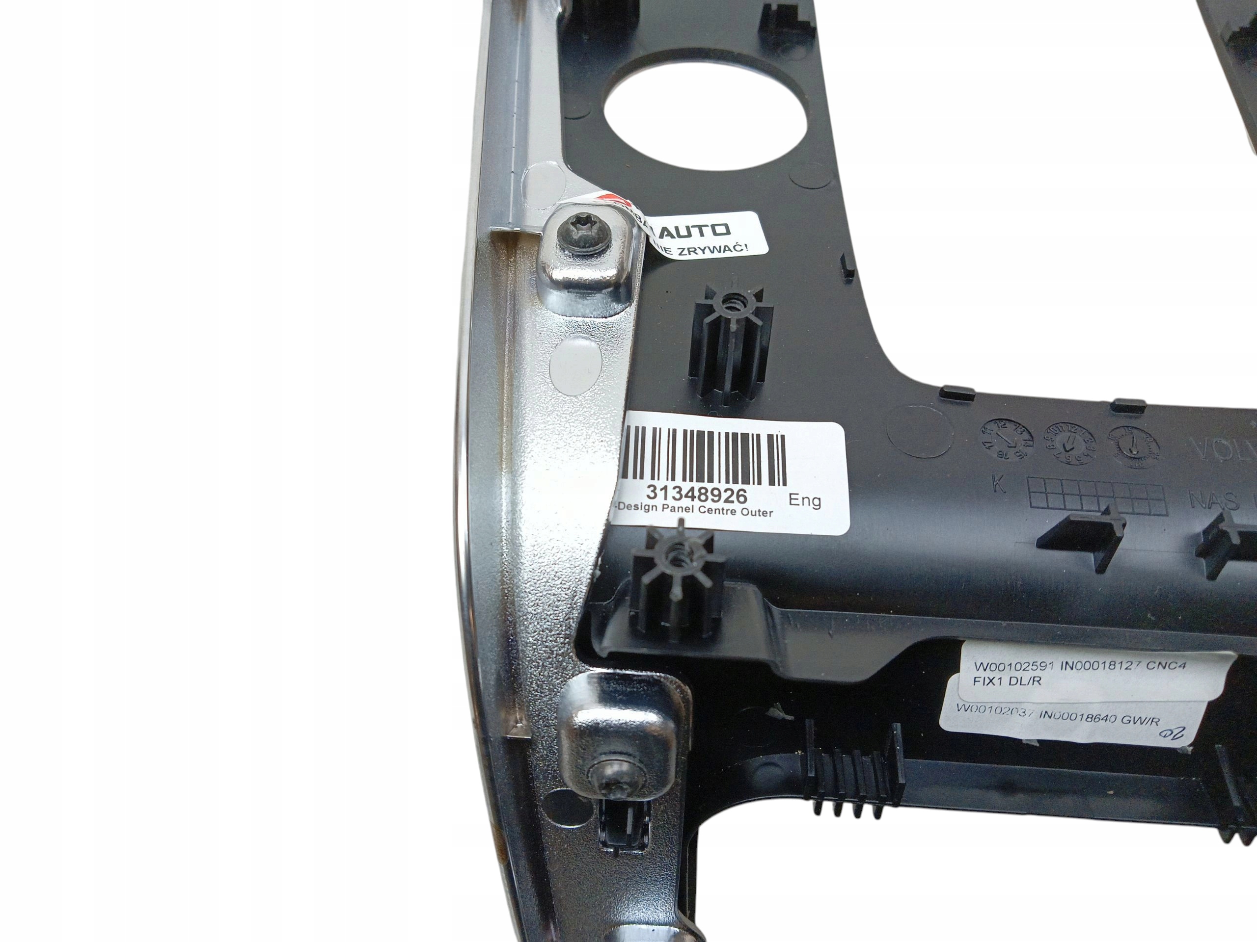 Châssis DEKOR Console Moyen VOLVO V40 II (2012-2016) 31348926