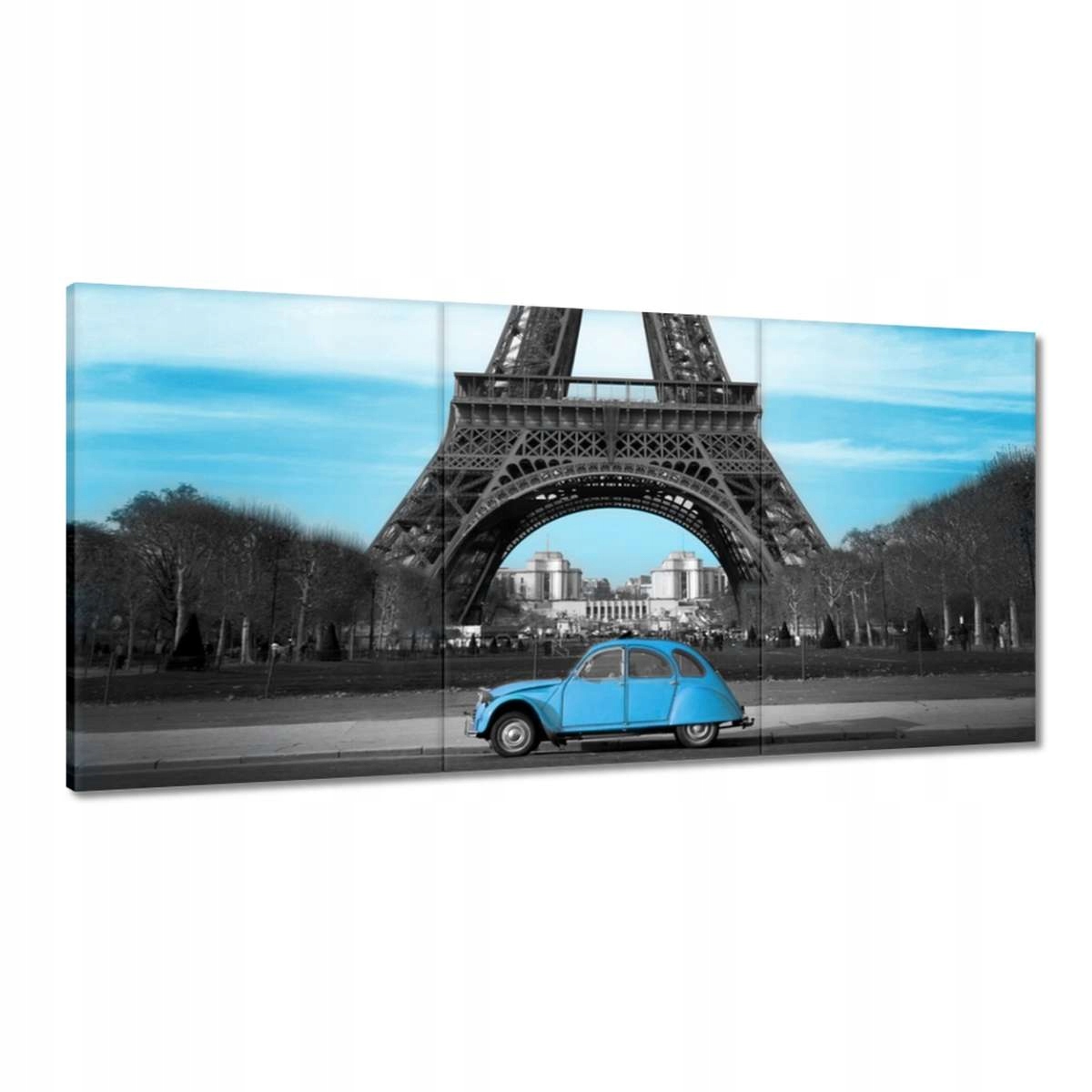 Obrazy 180x90 Modrý Paríž