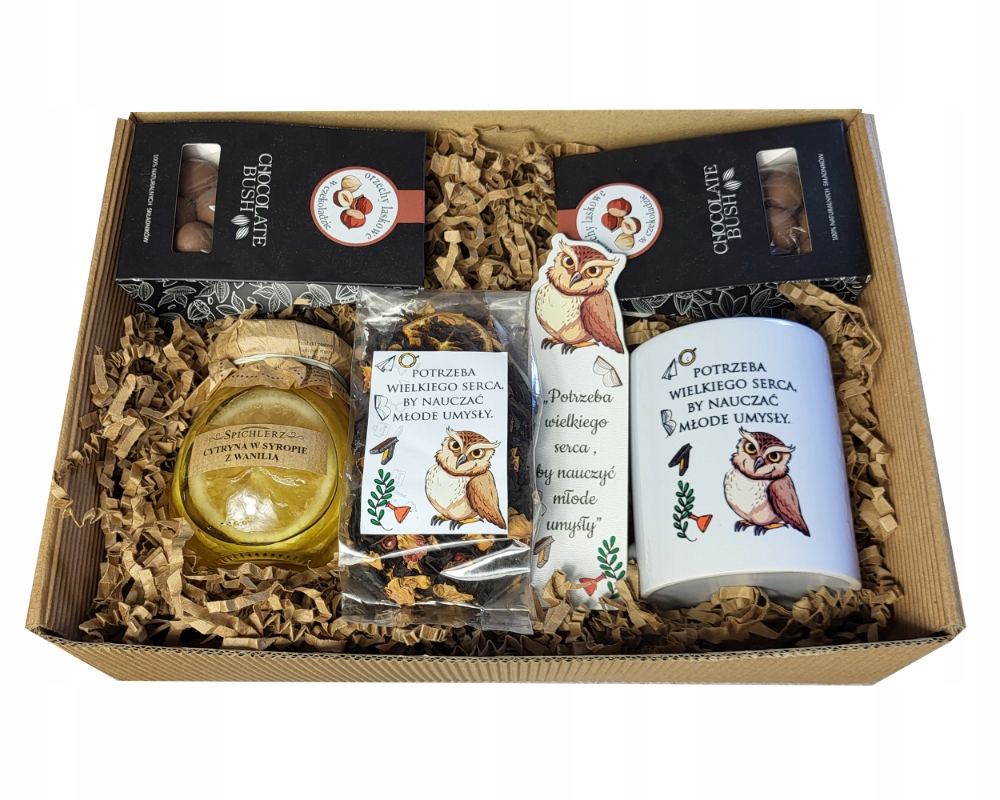 Zestaw Na Dzień Nauczyciela Kubek Naturalne Przetwory Czekolada Box
