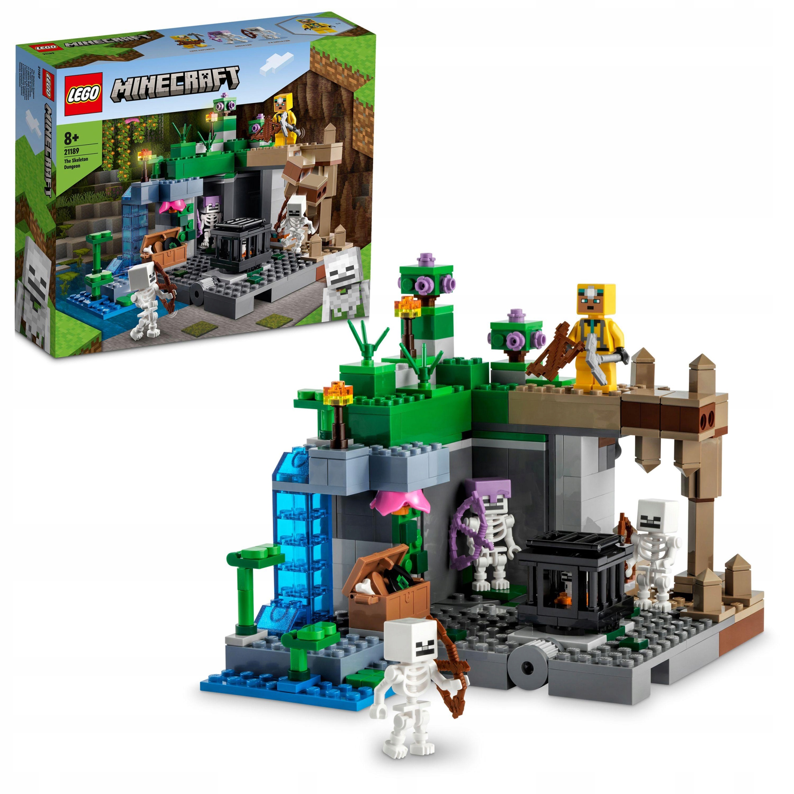 LEGO Minecraft Loch szkieletów 21189