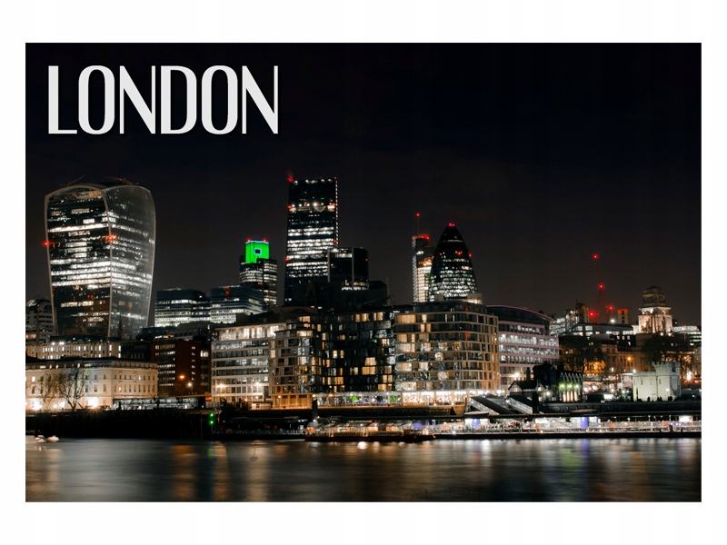 

Londyn Skyline Panorama Magnes na lodówkę
