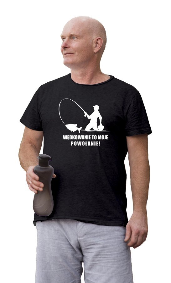 

T-shirt męski Wędkowanie To Moje Powołanie XL