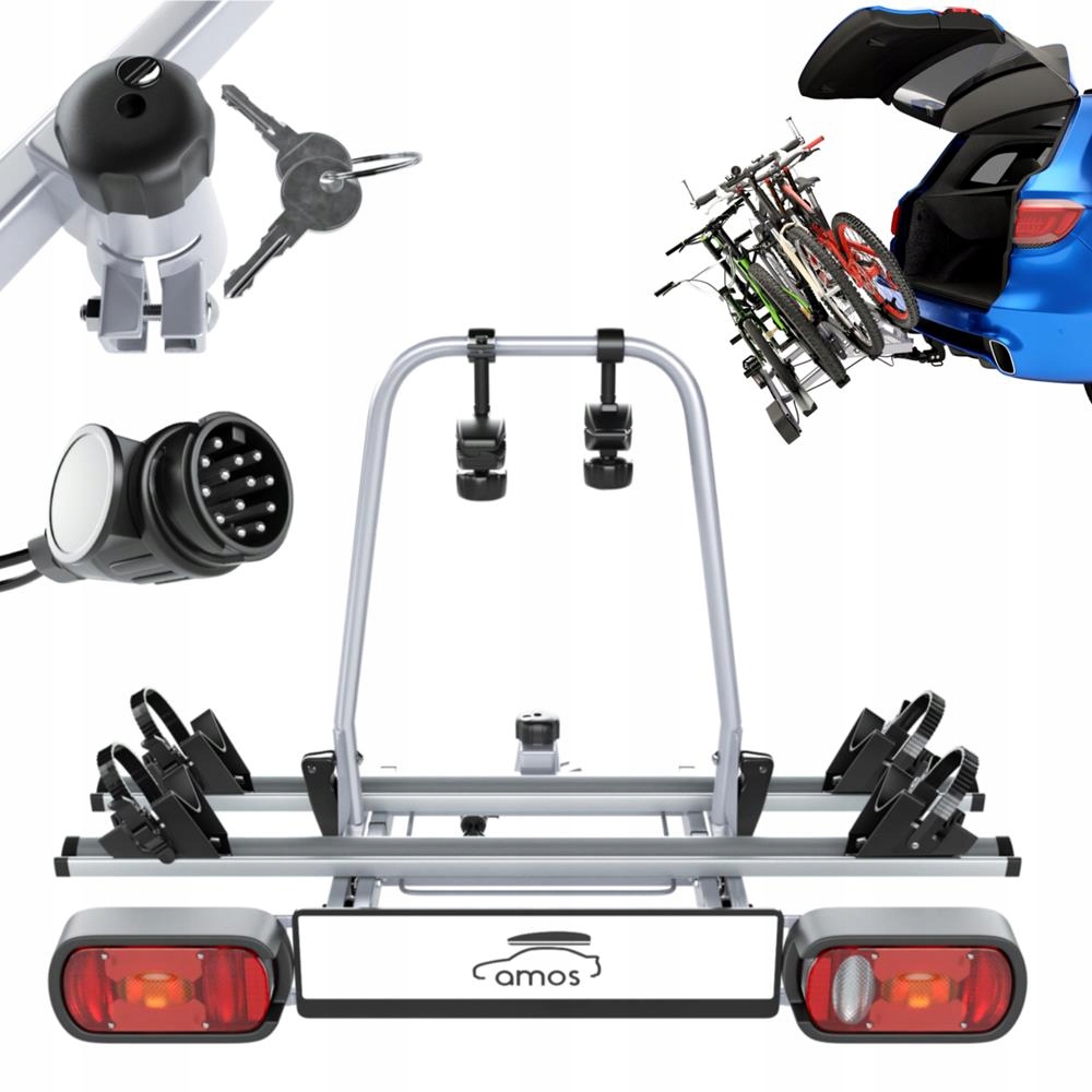 ВЕЛОСИПЕДНА СТІЙКА ДЛЯ ГАКА ПЛАТФОРМА 2 ВЕЛОСИПЕДА 13 PIN