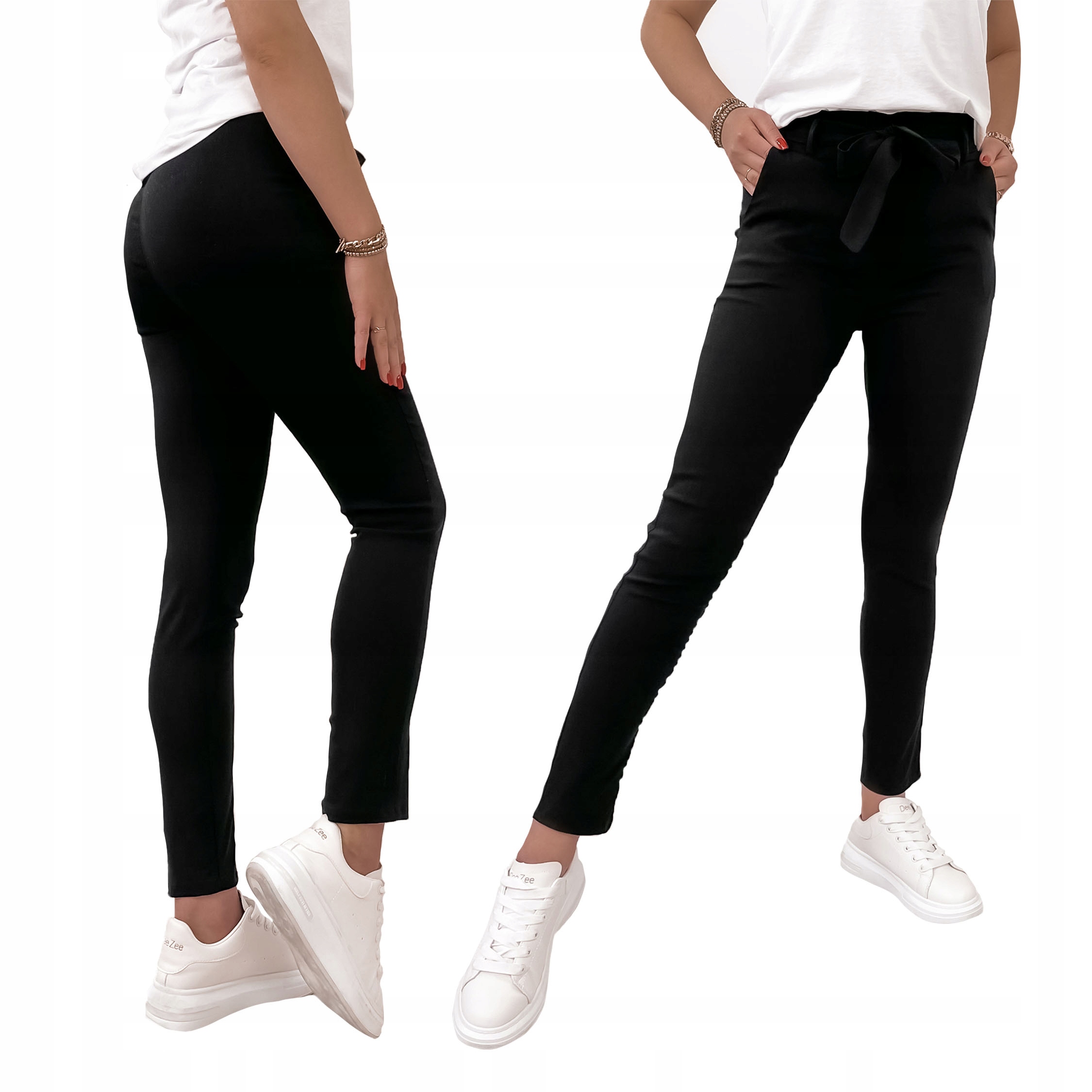 

Stylowe i Spodnie Damskie czarne M/38