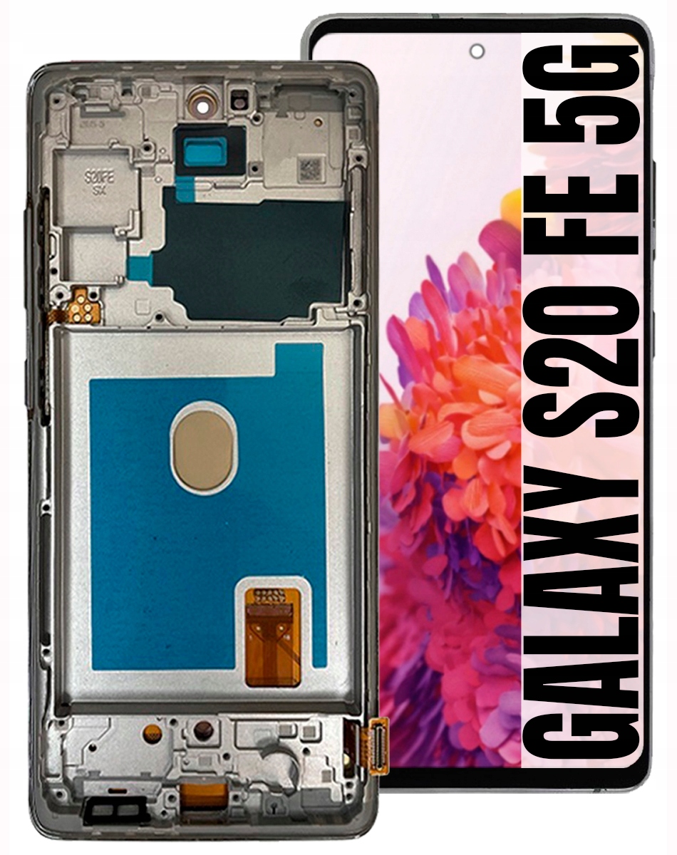 Displej Pro Samsung Galaxy S20 Fe 5G G781 Oled LCD Displej Rámeček Bílý
