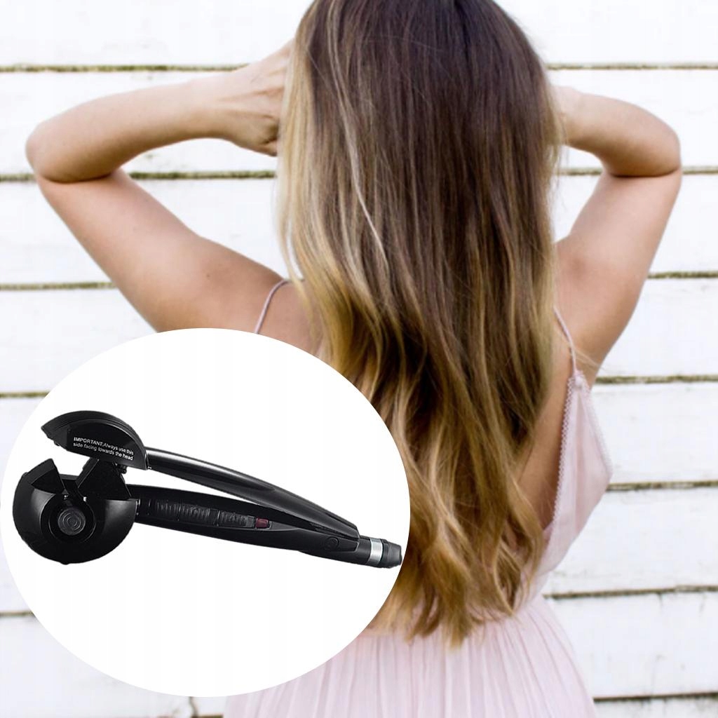 Automatyczna lokówka do włosów Waga produktu z opakowaniem jednostkowym 0.5 kg