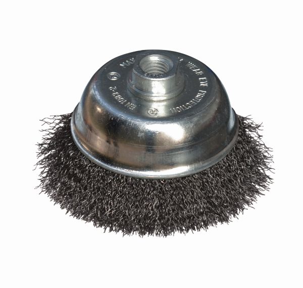 

Szczotka doczołowa 100 mm/M14 Abraboro drut karb