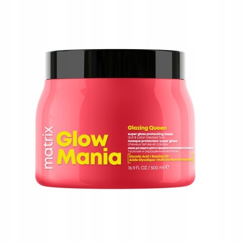 Matrix Glow Mania Maska Pro Barvené Vlasy 500 ml