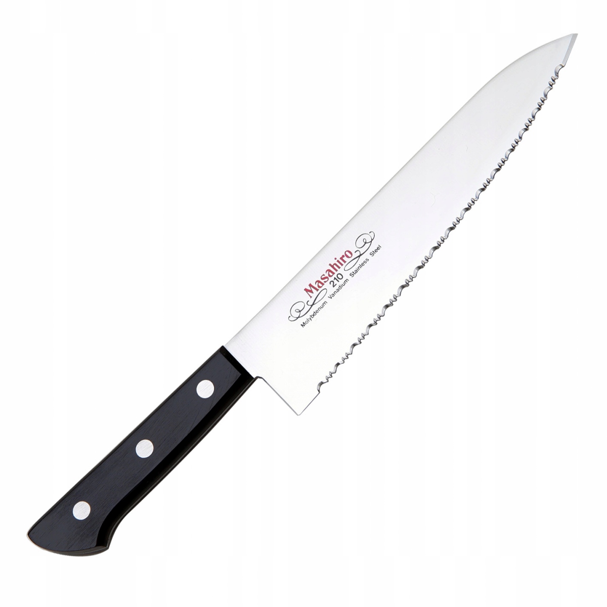 Nôž Masahiro Bwh 21 cm, vlnitá čepeľ MBS-26