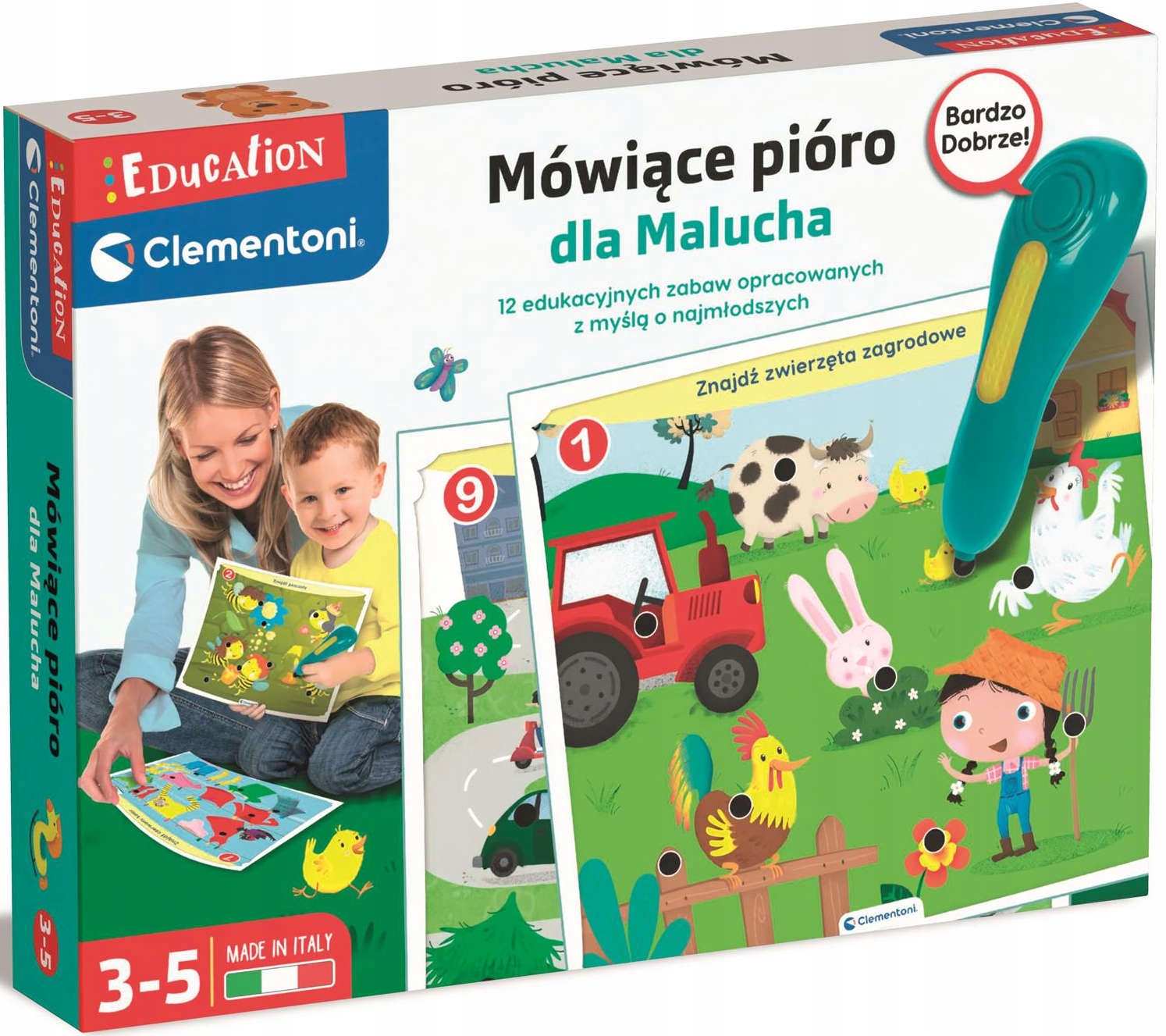 

Mówiące Pióro Malucha Quiz 12 Edukacyjnych Zabaw