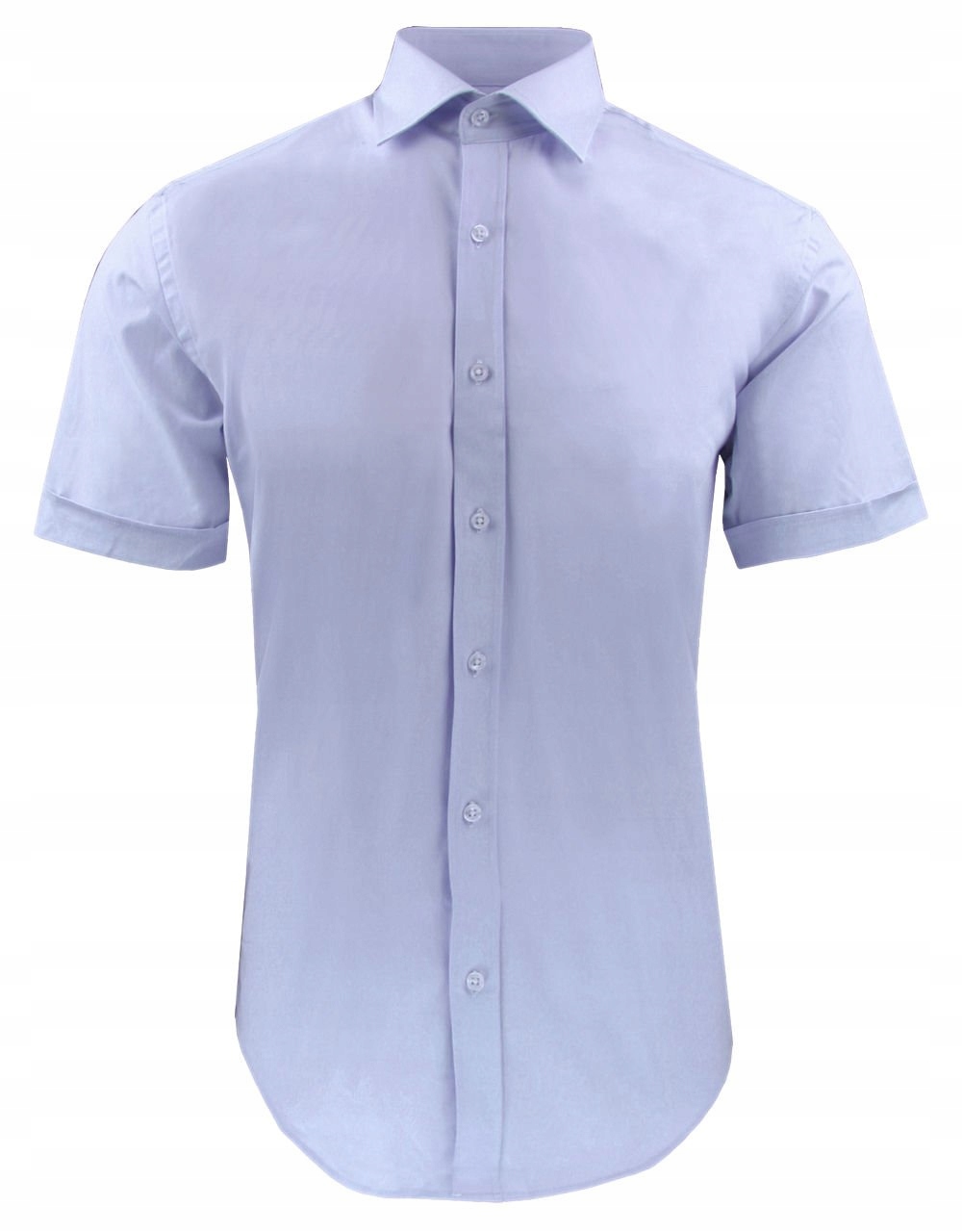 Vypasovaná Elegantní košile s krátkým rukávem Quickside Světle Modrá 41/176-182