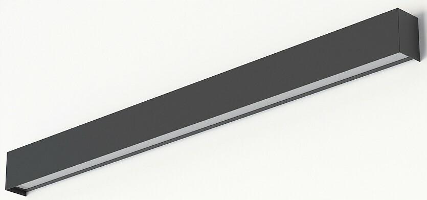 Nástenné svietidlo Straight Grafitové 1xT8 16W Led 3000K 92cm Nástenná lampa Domov