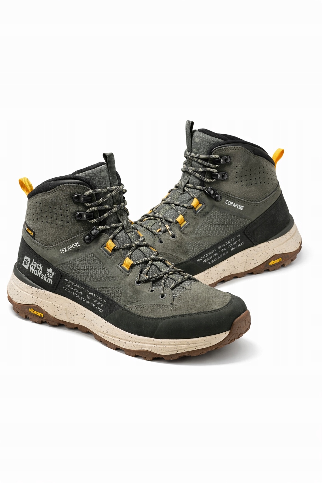 Jack Wolfskin Terraquest Texapore MID Trekové Boty S Kůží 42 I3C