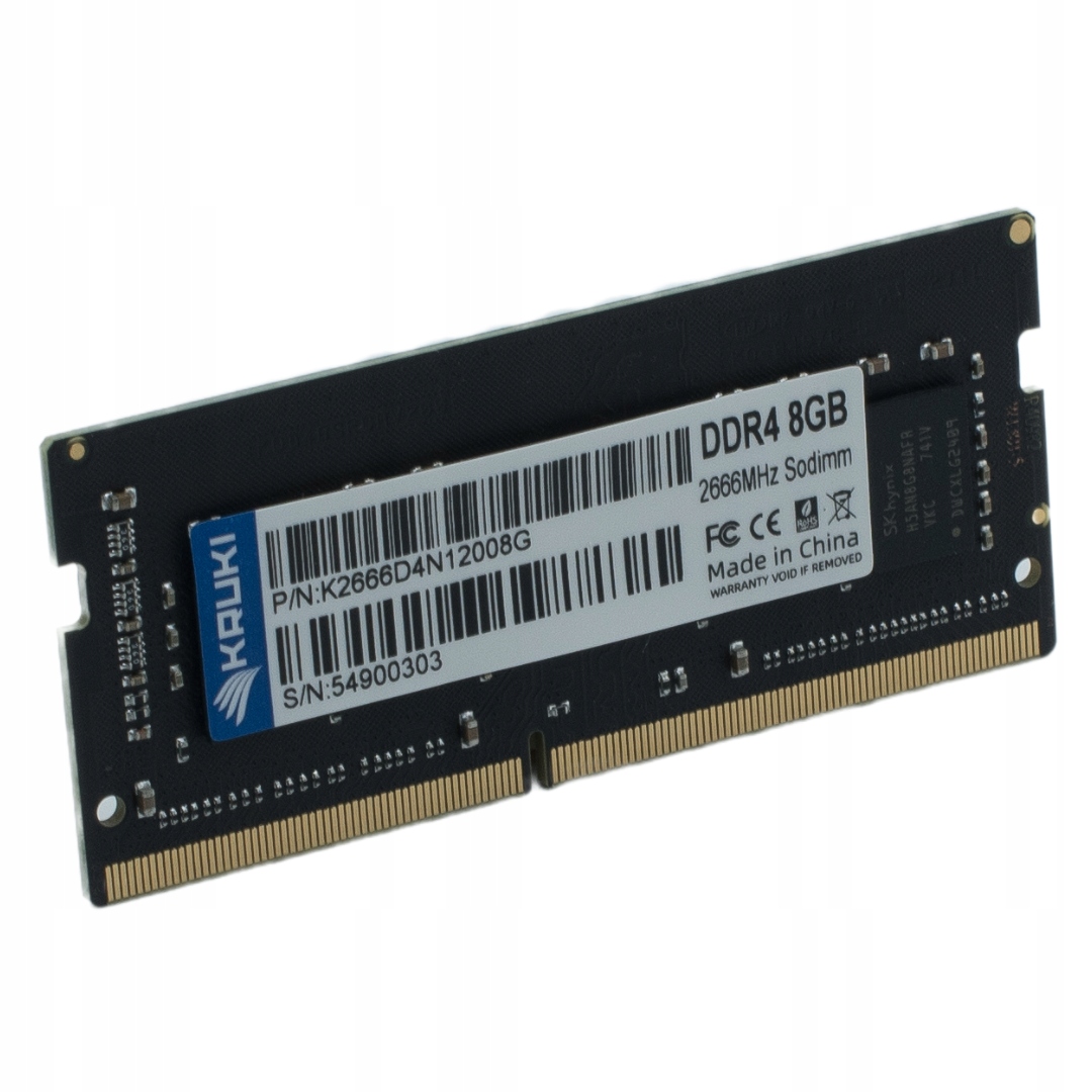 Pamięć Ram Kruki Memory DDR4 8GB Sodimm 2666MHz 1.2V