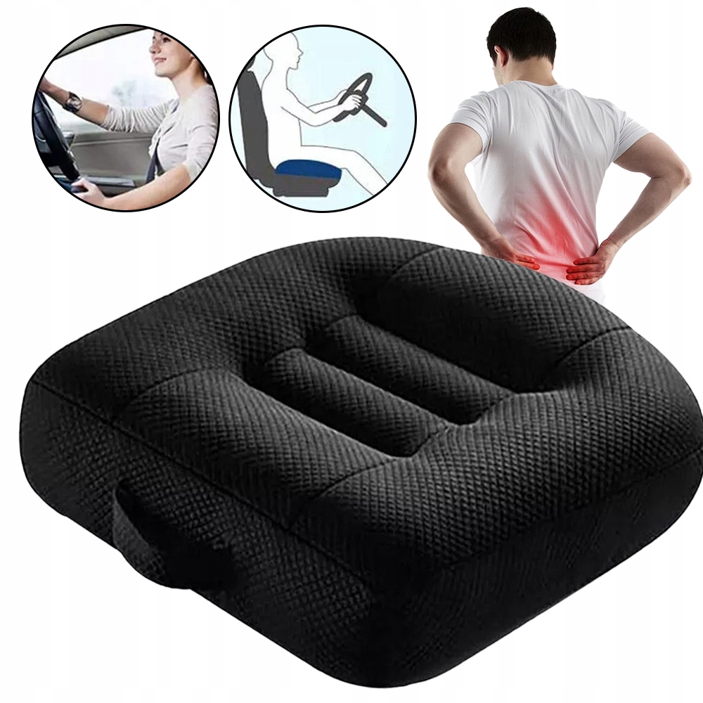 Poduszka Podwyższająca Na Krzesło Do Samochodu Antypoślizgowa 40X40X12cm