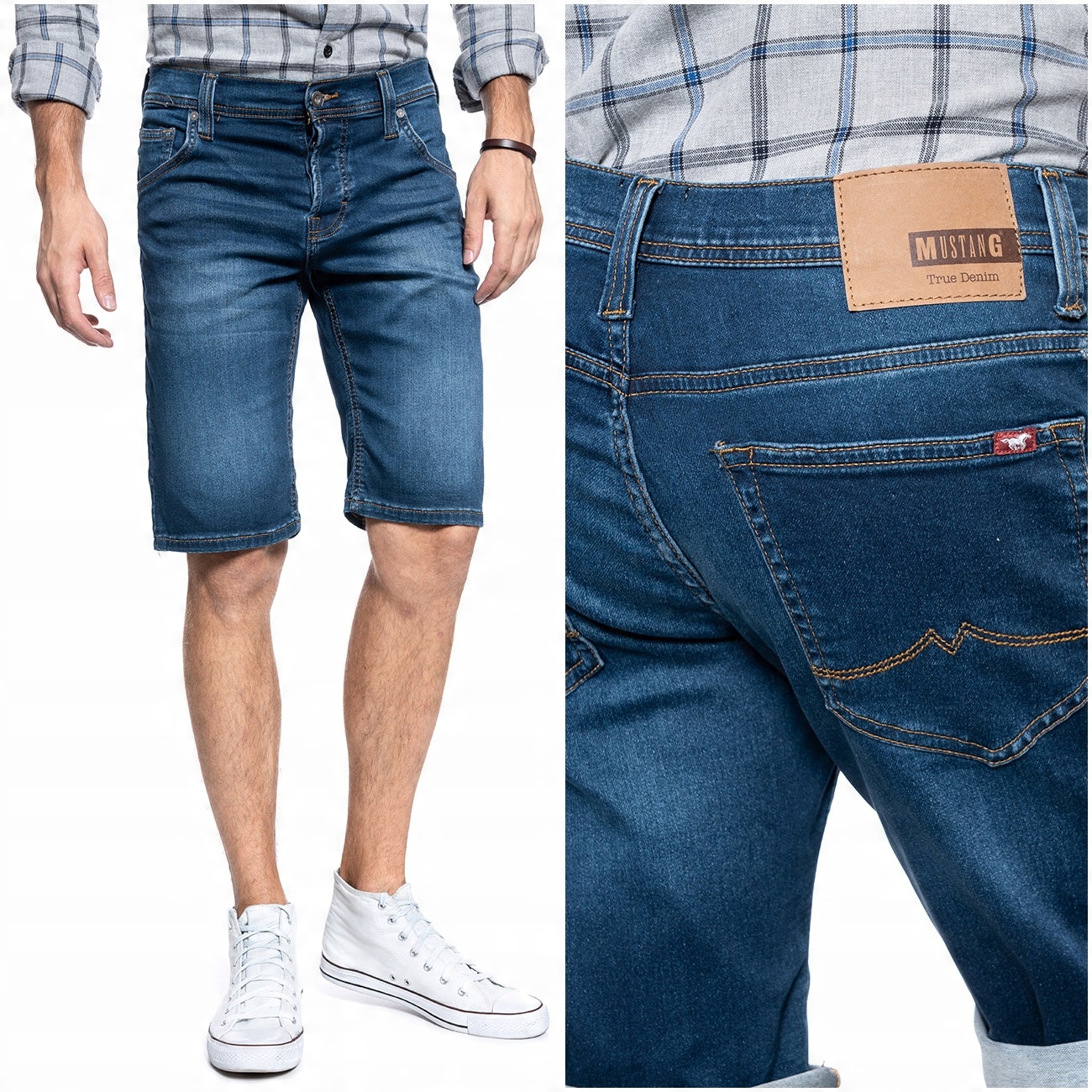 

Mustang Chicago Męskie Szorty Spodenki Jeans W38