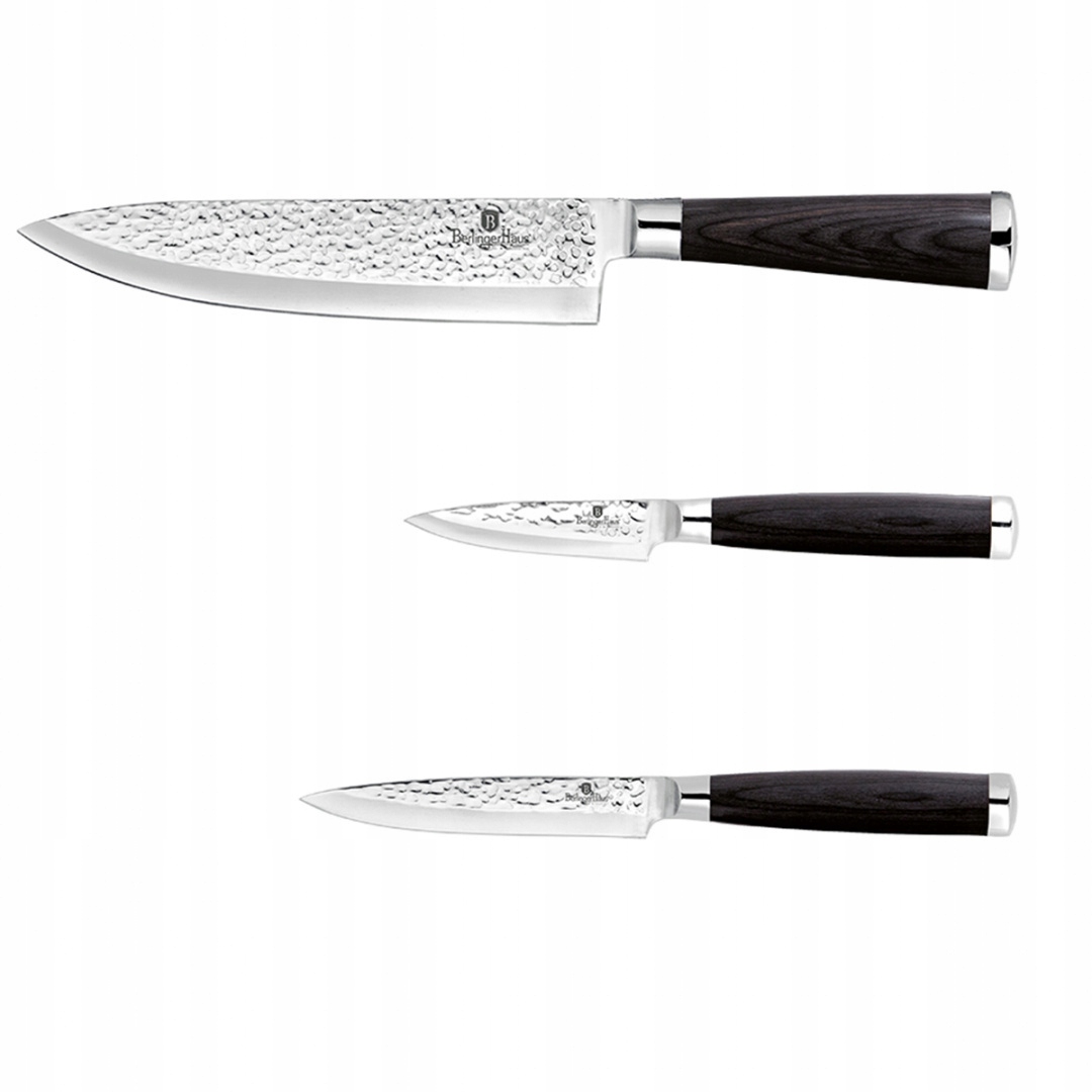 Sada 3 Univerzálnych Kuchynských Nožov Pre Šéfkuchára Santoku Berlinger