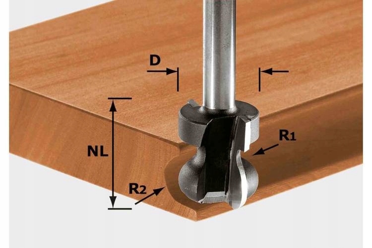 Festool Frez do pochwytu HWS8 D22/16/R2.5 6 491140 Kod producenta 491140