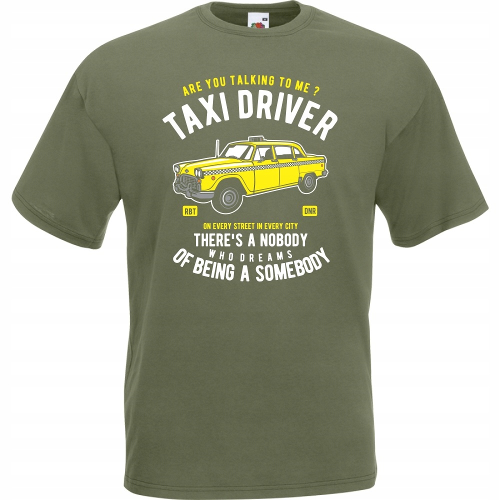 

Koszulka taksówka taksówkarz taxi XXL oliwkowa
