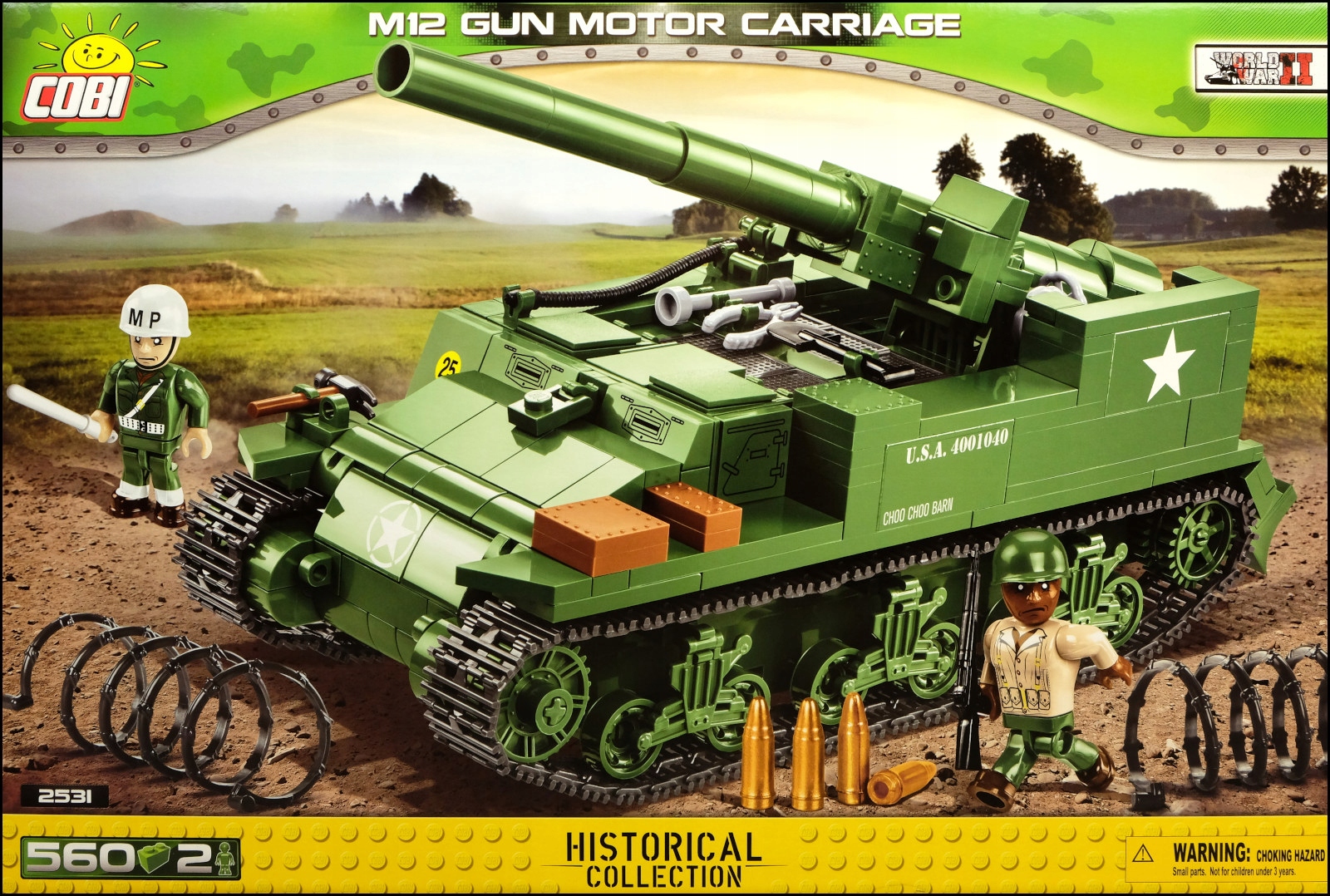 COBI Пушка M12 GMC (2531) - 560 ос.