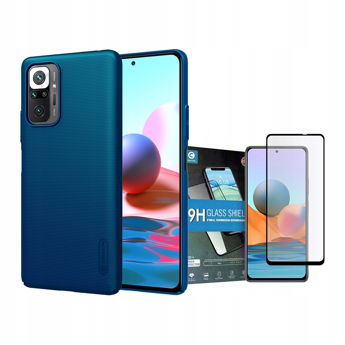 

Nillkin Etui Do Redmi Note 10 Pro + Szkło Mocolo